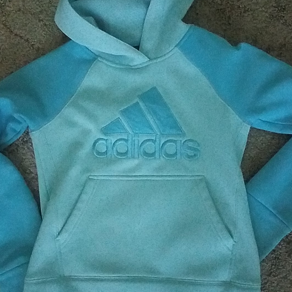 Adidas blue hoodie